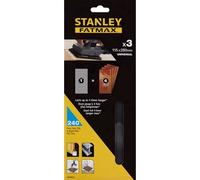 Stanley FatMax Mesh 1/2 Sanding Sheets 115mm x 280mm 240g Pack of 3
