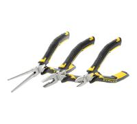 Stanley FatMax 3-Piece Mini Plier Set FMHT0-80524 - Bi-Material Chrome Vanadium Steel