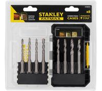 Stanley FatMax Multi-Stack Case SDS-Plus Drill Bit Set 8-Piece STA88555 | Heavy-