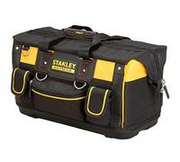STANLEY FATMAX Open Mouth Rigid Tool Bag with Storage Compartment, Multi-Pockets Storage Organiser, 20 Inch, FMST1-71180