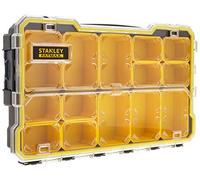 STANLEY FATMAX Pro 2/3 Shallow Stackable Storage Organiser for Small Parts, 6
