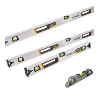 Stanley Fatmax Pro Box Beam 4 Piece Level Pack 6Ft 4Ft 2Ft And Magnetic Torpedo