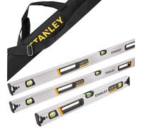 Stanley Fatmax Pro Box Beam Pro Spirit Level Set 600mm, 1200mm And 1800mm + Bag