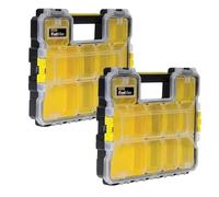 Stanley FatMax Pro Shallow Organiser Stackable System 1-97-519 Twin Pack X 2