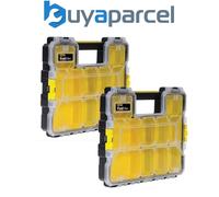 Stanley FatMax Pro Shallow Organiser Stackable System 1-97-519 Twin Pack X 2