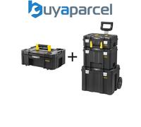 STANLEY FatMax PRO-STACK 4 Piece Mobile Tool Storage Tower INC Deep Drawer Box