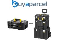 STANLEY FatMax PRO-STACK 4 Piece Mobile Tool Storage Tower INC x2 Drawer Box