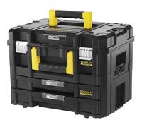 Stanley FatMax Tstak Combination Toolbox - 21.5 L Includes Box with 2 Drawers and Metal Clips - Pack of 1 - FMST1-71981