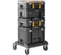 Stanley FMST1-80107 FatMax Pro-Stack Tool Tower (Consisting of Organiser, Drawer Box, Suitcase Box, Deep Box and Rolling Cart, Versatile, for All