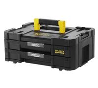 Stanley Fatmax Pro-Stack Storage Box With 2 Shallow Drawers For Customizable Organization