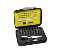 STANLEY FatMax Screwdriver Bit & Ratchet Set 32 Piece Durable Case STA113904