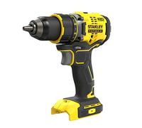 Stanley FatMax SFMCD720B 18V 2-Speed Cordless Drill (2.0Ah, Max. Torque 80 Nm, Brushless Motor with Full Metal Gear, LED Light, Includes Belt Clip, Battery and Charger Not Included)