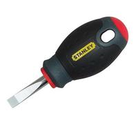 Stanley Fatmax Stubby Screwdriver With Parallel Tip - 5.5mm Blade Length, Durable And Comfortable Handle