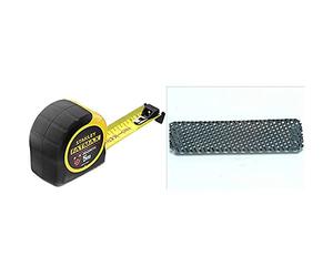 STANLEY FATMAX Tape Measure Blade Armor 5 M Metric Shock Resistant FMHT0-33864 & Surform Blade 140 mm - Fine Cut 5 21 398