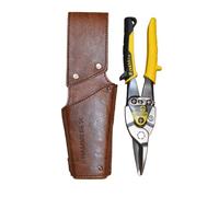 Stanley Fatmax Tin snips with leather tool belt holster