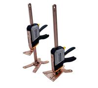 x2 Stanley Tradelift Lift Clamps FatMax Lifting Clamp Tool + 46cm 18In Toolbag