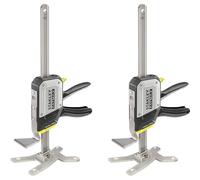 STANLEY FATMAX TradeLift Multifunctional Lifting (up to 150 kg), Levelling (2.5mm adjustments), Holding (up to 150kg), and Spreading (up to 220mm) Tool (Twin Pack), FMHT83552-1