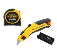 STANLEY FatMax® Triple Pack - Tape, Retractable Knife and Blades,