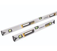 STANLEY FatMax TWINSET 1200mm & 600mm Spirit Beam/Box Builder Brick Level, XMS25