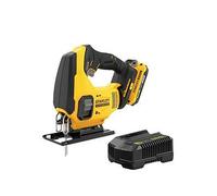 STANLEY FATMAX V20 Cordless Jigsaw, Includes 2Ah Battery, 2A Charger and Kit Box, 18V, SFMCS600D1K-GB