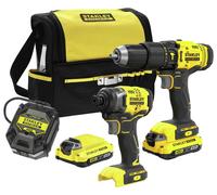 Stanley Fatmax Cordless Hammer Drill and Impact Driver Kit