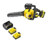 Stanley Fatmax V20 SFMCCS730 18v Cordless Brushless Chainsaw 300mm 3 x 4ah Li-ion Battery Charger
