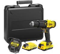 Stanley Fatmax V20 SFMCD711 Cordless Hammer Drill & Driver Set, Black,Yellow