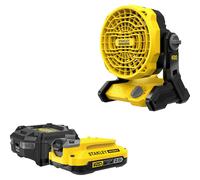 Stanley Fatmax V20 SFMCE001 18v Cordless Fan 1 x 2ah Li-ion Charger