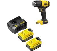 Stanley Fatmax V20 SFMCE530 18v Cordless Hot Air Heat Gun 2 x 4ah Li-ion Charger No Case