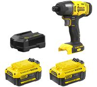 Stanley Fatmax V20 SFMCF800 18v Cordless Impact Driver 2 x 4ah Li-ion Battery Charger No Case
