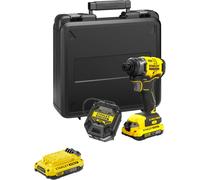 Stanley Fatmax V20 SFMCF810 18v Cordless Brushless Impact Driver 2 x 2ah Li-ion Battery Charger Case