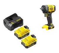 Stanley Fatmax V20 SFMCF910 18v Cordless Brushless 3/8" Impact Wrench 2 x 4ah Li-ion Charger No Case