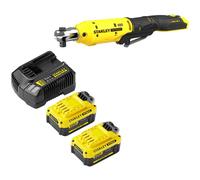 Stanley Fatmax V20 SFMCF930 18v Cordless 3/8" Ratchet Wrench 2 x 4ah Li-ion Charger No Case