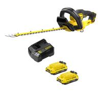Stanley Fatmax V20 SFMCHT855 18v Cordless Hedge Trimmer 550mm 2 x 2ah Li-ion Battery Charger