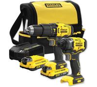 Stanley FatMax V20 SFMCK465D2S-GB 18V 2 x 2.0AH Cordless Combi Drill