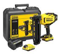 Stanley Fatmax 18V 64mm 2 X 2Ah Li-Ion V20 Second Fix Cordless Straight Nail Gun Sfmcn616D2K-Gb