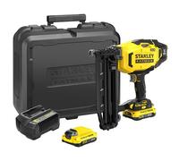 Stanley Fatmax 18V V20 Li-Ion 64mm Second Fix Cordless 16 Gauge Straight Nail Gun (2 X 2Ah) - Sfmcn616D2K-Gb