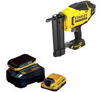 Stanley Fatmax V20 SFMCN618 18v Cordless 18G Second Fix Nail Gun 2 x 2ah Li-ion Charger No Case