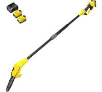 Stanley Fatmax V20 SFMCPS620 18v Cordless Pole Saw 200mm 3 x 4ah Li-ion Battery Charger