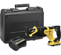 STANLEY FATMAX V20 Cordless Reciprocating Saw, Includes 2.0Ah Li-Ion Battery, 2A Charger and Kit Box, 18V,SFMCS300D1K-GB