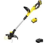 Stanley Fatmax V20 SFMCST933 18v Cordless Grass Trimmer 330mm 2 x 4ah Li-ion Battery Charger