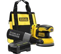 Stanley FatMax V20 18v Cordless Random Orbit Disc Sander 125mm 1 x 2ah Li-ion Charger Bag