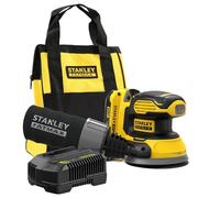 Stanley Fatmax V20 SFMCW220 Cordless Random Orbit Sander, Black,Yellow