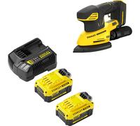 Stanley Fatmax V20 SFMCW221 18v Cordless Detail Sander 2 x 4ah Li-ion Battery Charger No Case