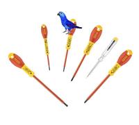 Stanley 065441 FatMax Screwdriver Set Insulated Phillips and Parallell (6 Pieces)