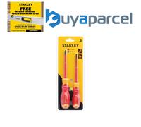 Stanley Fatmax VDE Insulated Screwdriver Pozi PZ2 Slotted 4mm STA060030 0-60-030
