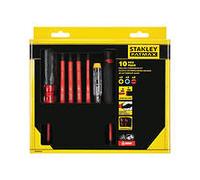 Stanley STHT0-66426 VDE Multi-Bit Screwdriver Set (10 Pieces)