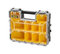 STANLEY FATMAX Pro Deep Storage Organiser for Small Parts, 10 Removable Compartments, 1-97-521