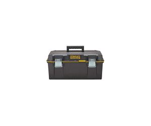 STANLEY FATMAX Waterproof Toolbox Storage with Heavy Duty Metal Latch, Portable Tote Tray for Tools and Small Parts, 23 Inch, 1-94-749