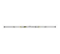STANLEY FATMAX Xtreme 180cm Aluminium Hollow Profile Spirit Level with Enlarged Block Levels, Continuous Measuring Edge, Shock-Absorbed Rubber End Caps, FMHT43678-1